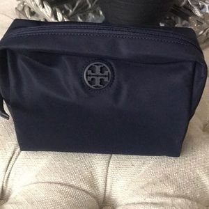 NAVY, nylon medium cosmetic case